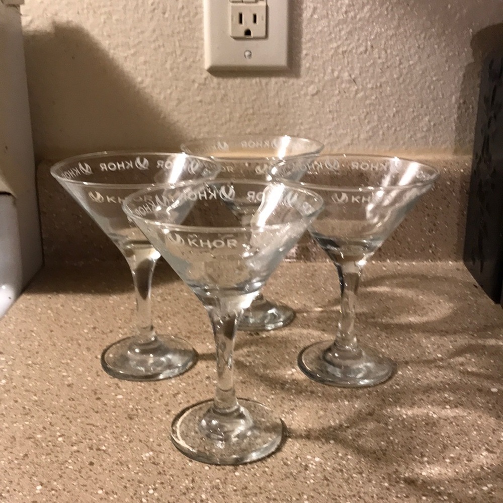 5 ounces glasses by Khor